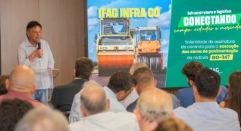 Assinado contrato para pavimentação da GO-147